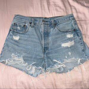 Levi’s 501 High Waisted Jean Shorts